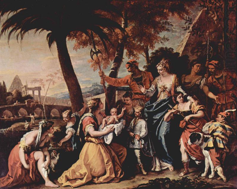 Sebastiano Ricci Die Rettung des Mosesknaben china oil painting image